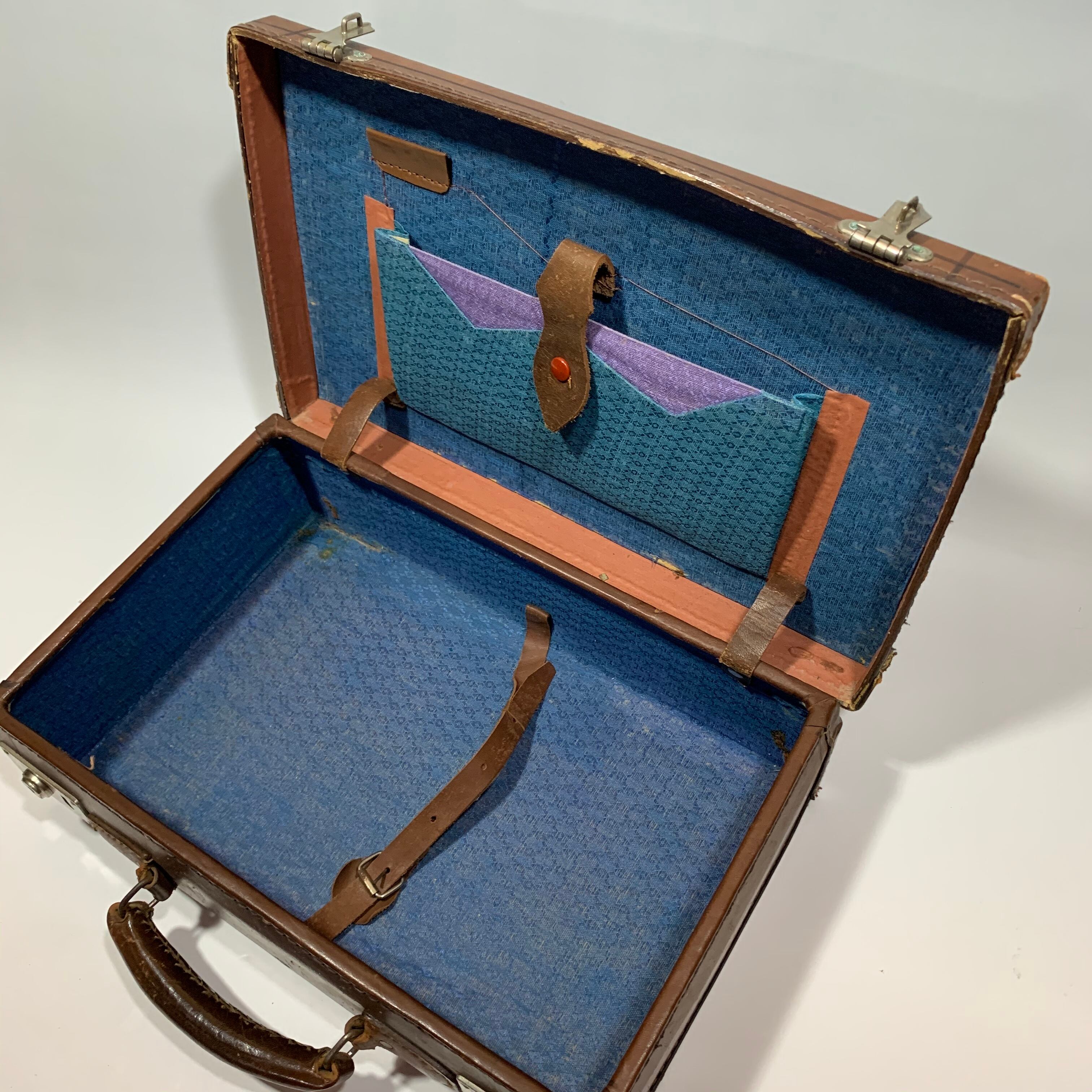 古いトランク 鞄 収納箱 ディスプレイ アンティーク 古道具 - ケース