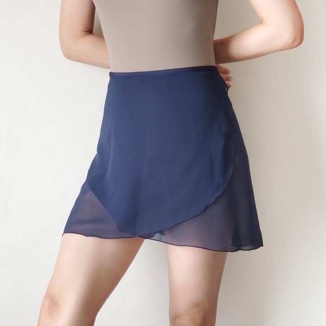 NORMAL wrap skirt【オールネイビー】