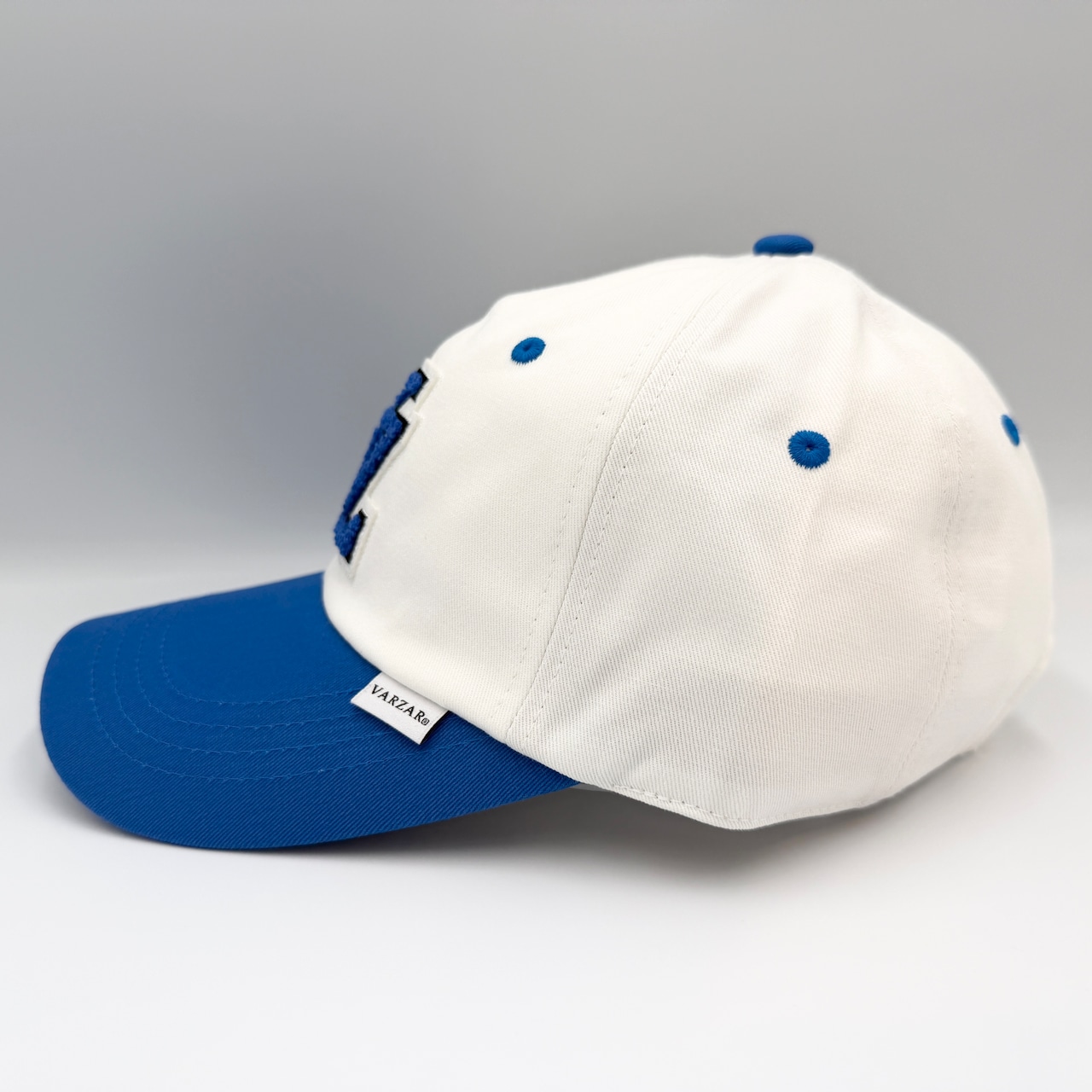 【VARZAR / バザール】VZ Applique Twotone Over Fit Ball Cap Blue