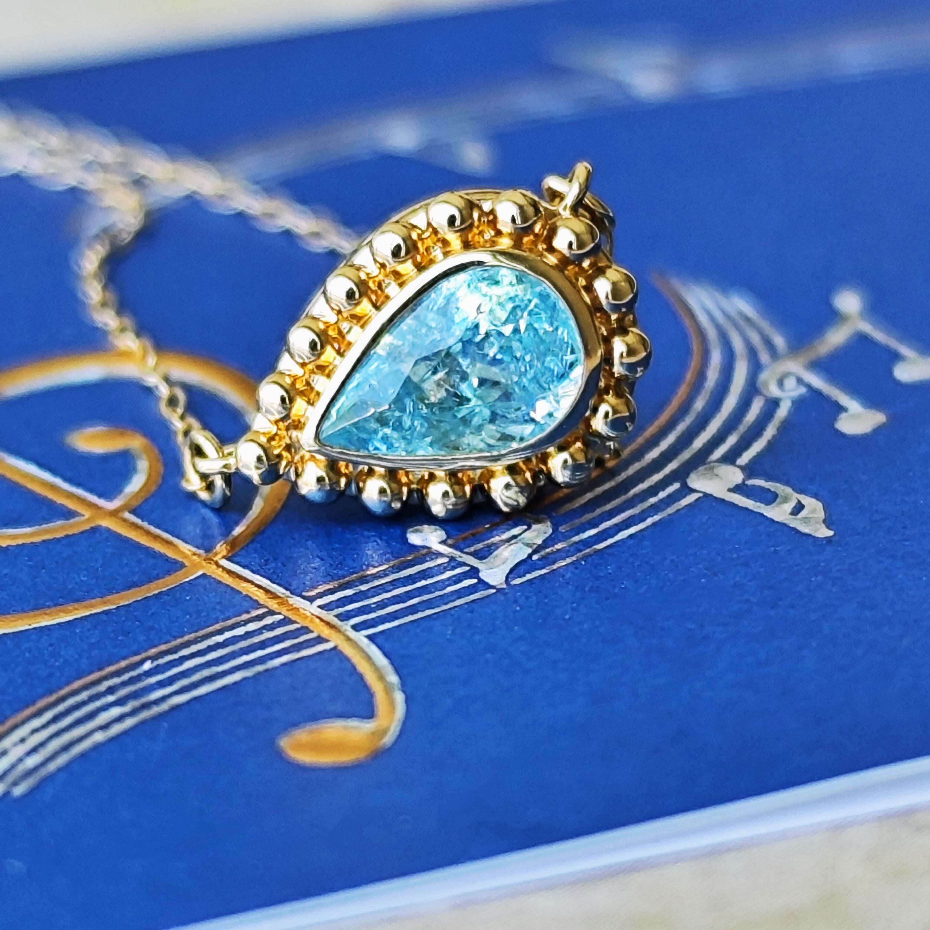 天然パライバトルマリン 0.628ct 新品ネックレス 鑑別書付き | Mico宝飾店 