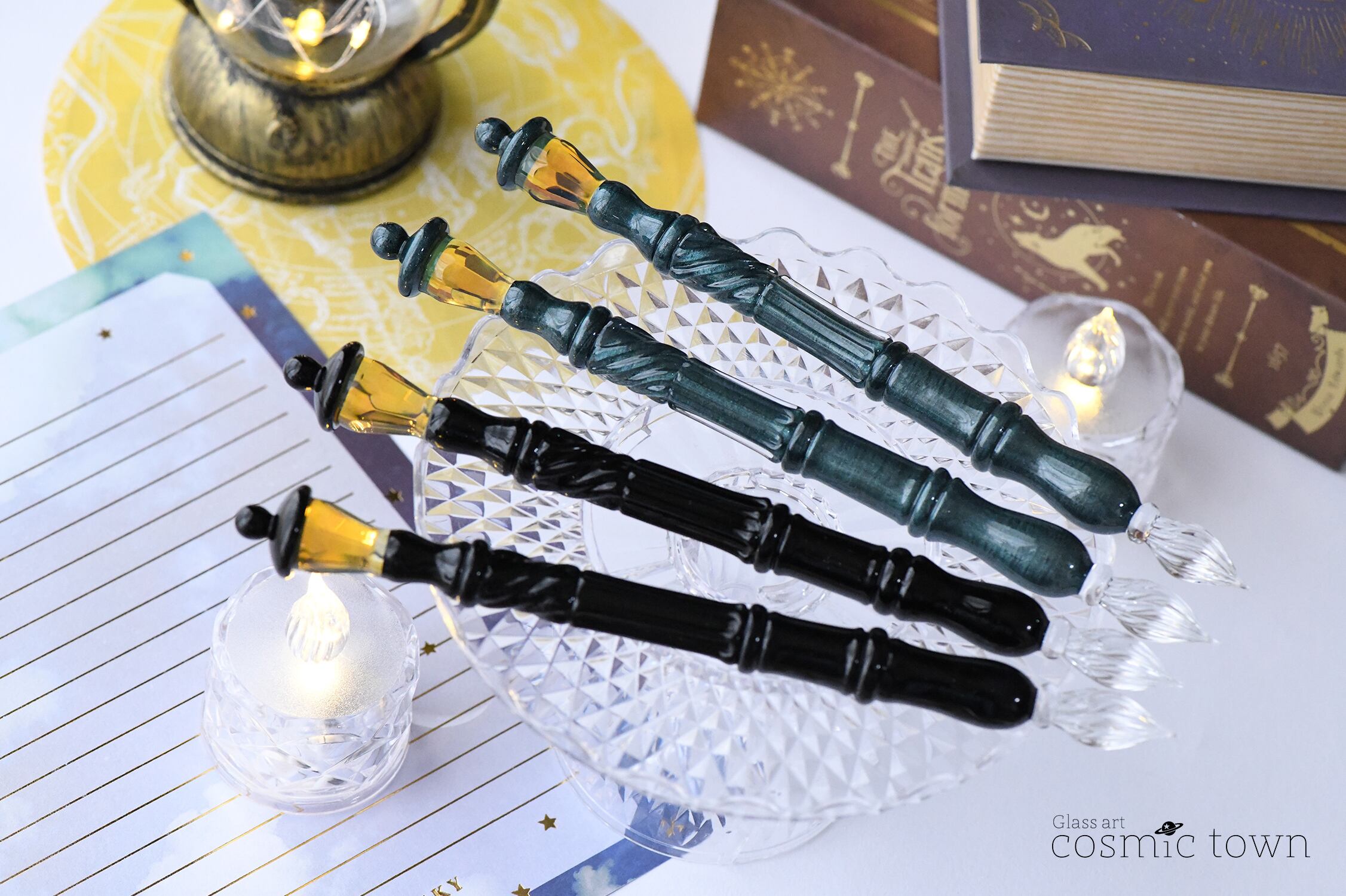 新色/ブロンズスパークル】街灯ガラスペン / ボロシリケイト【cosmic