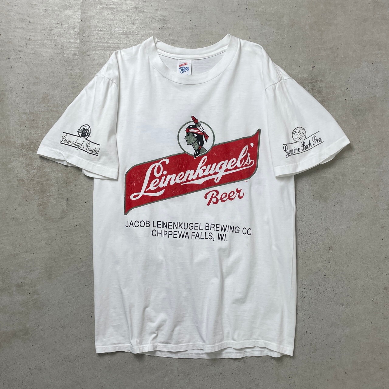 90年代 USA製 LEINENKUGEL BEER 企業ロゴ アドバタイジング プリントT 