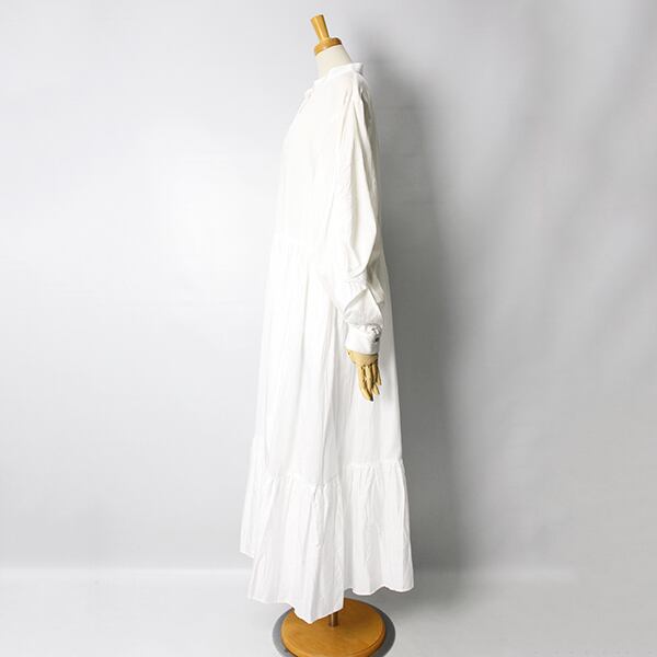 SALE] enrica エンリカ コットンサテンボリュームスリーブワンピース