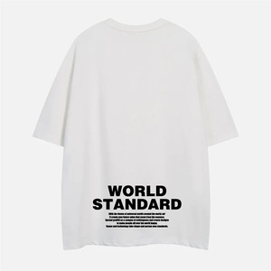 WORLD STANDARD/クルーネックプリントTシャツ/WSHT-060