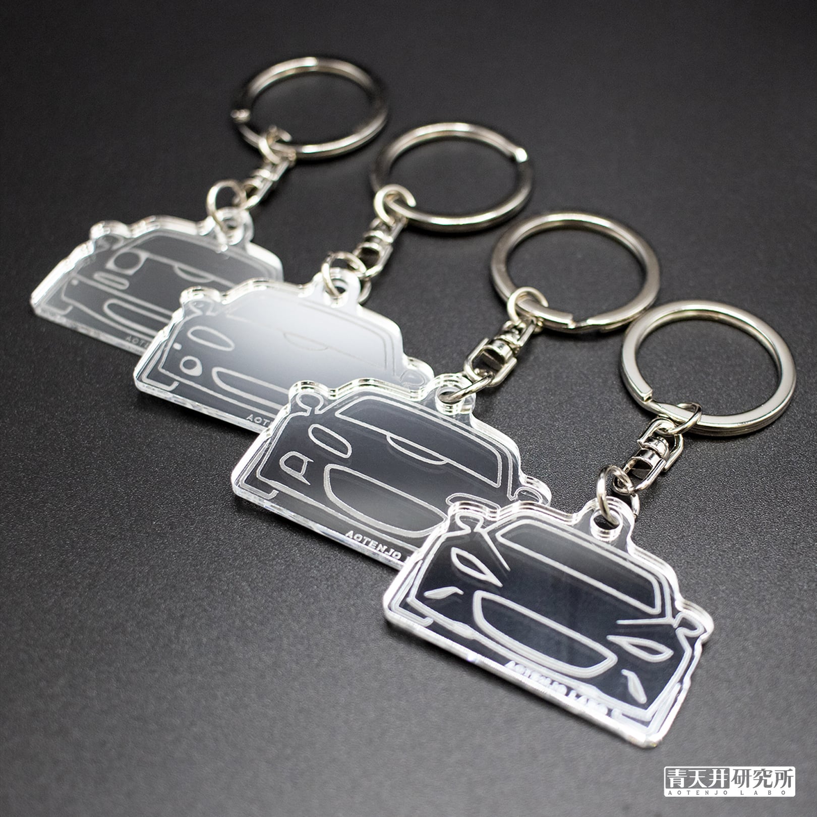 天沼様オーダーキーホルダー専用ID 新ヘアライン調キーホルダー タイプ：NBフェイス | 青天井研究所