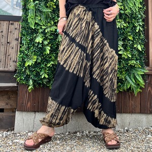 タイダイブラックアラジンパンツ