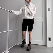 多機能ナイロンWジップPK/ホワイト