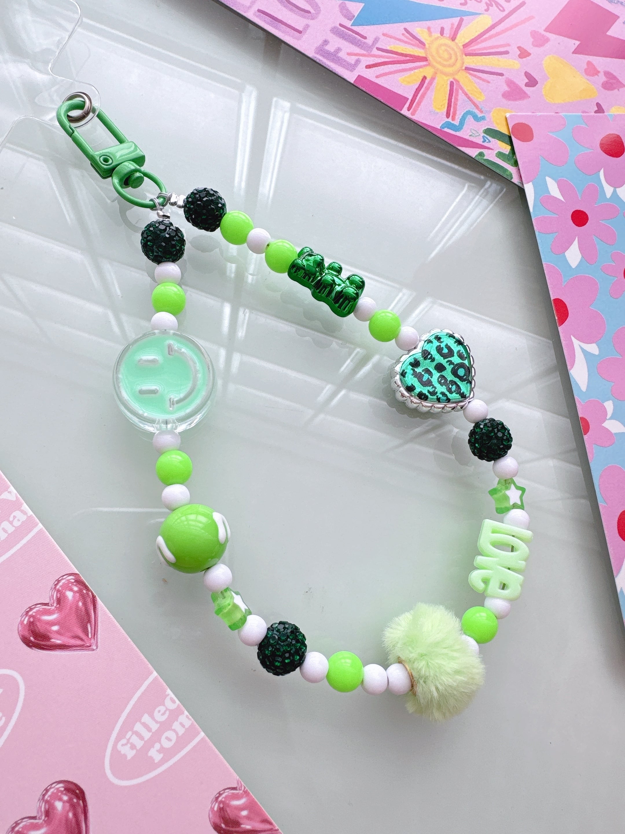 スマホストラップ♡E-146