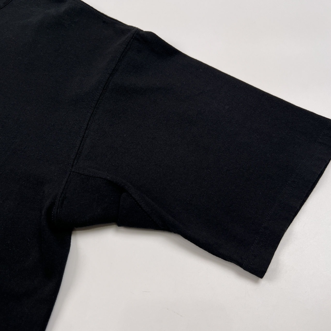 タグ付き 未使用品 Nigel Cabourn ナイジェルケーボン ヘンリーネック 半袖Tシャツ 50s HENLEY NECK SHIRT 48 /ブラック