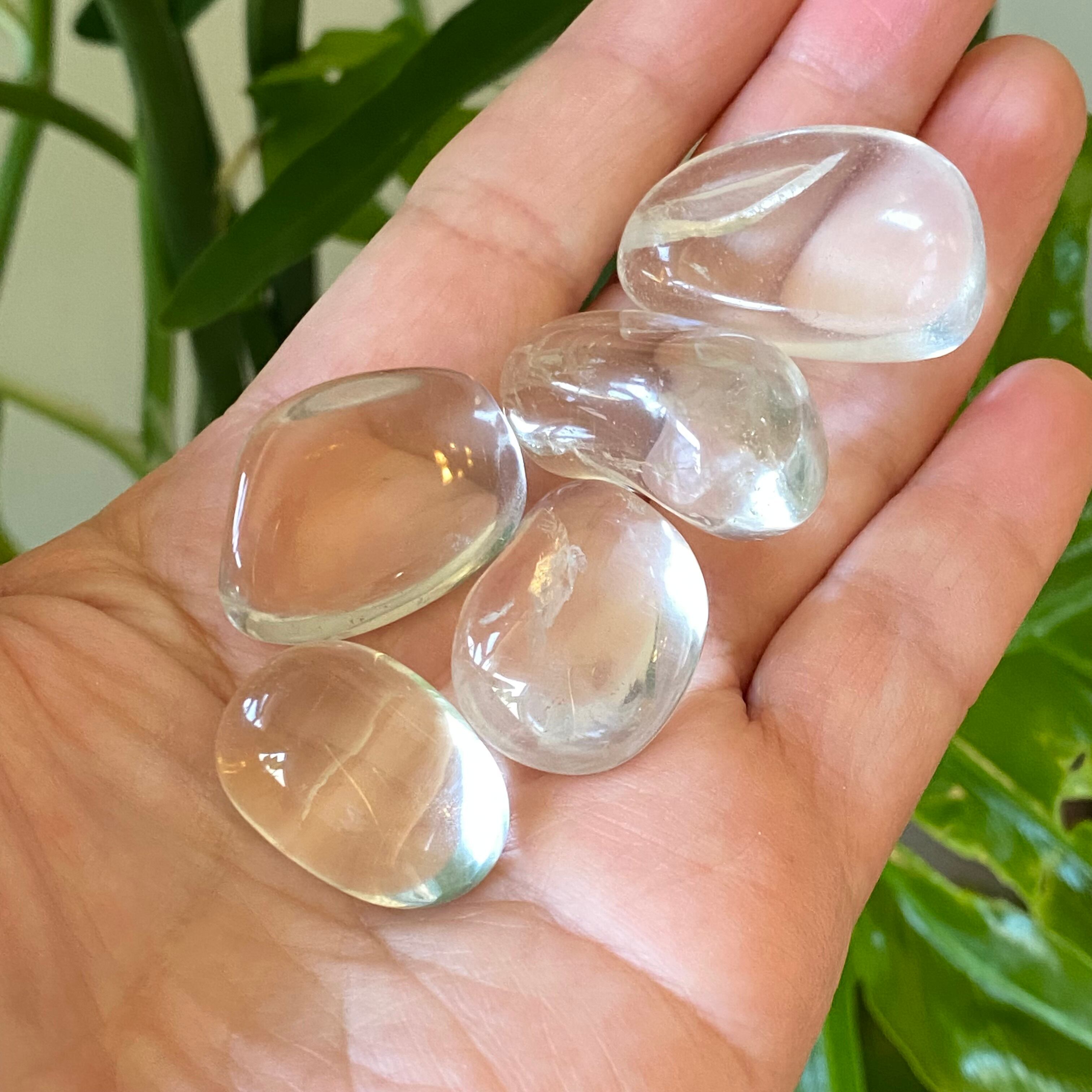 光波動 水晶 タンブル 5石セット 天然石 浄化 石ヒーリング 5つセット