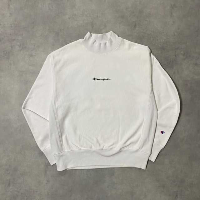 チャンピオン リバースウィーブ スウェット センター刺繍 白 2XL 11841