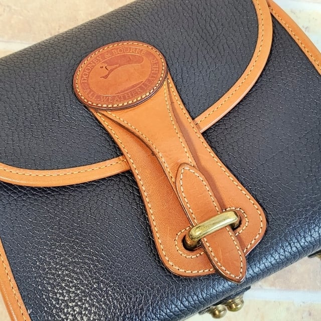 美品 ドゥーニー＆バーク ☆ USA製 レザー 2WAY ミニ ハンドバッグ ショルダーバッグ 自立OK ネイビー DOONEY&BOURKE |  gypsophila powered by BASE