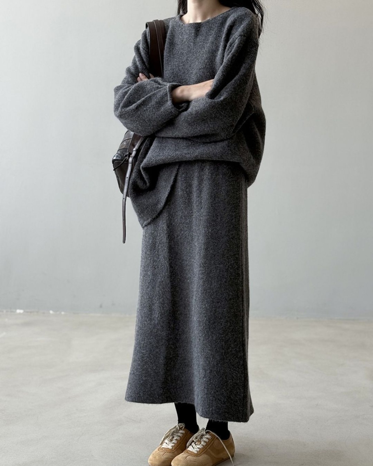 リラックスニットセットアップ2color A0673 - 16