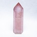 ローズクォーツ 六角柱 ポイント 置物 一点物 142-10376