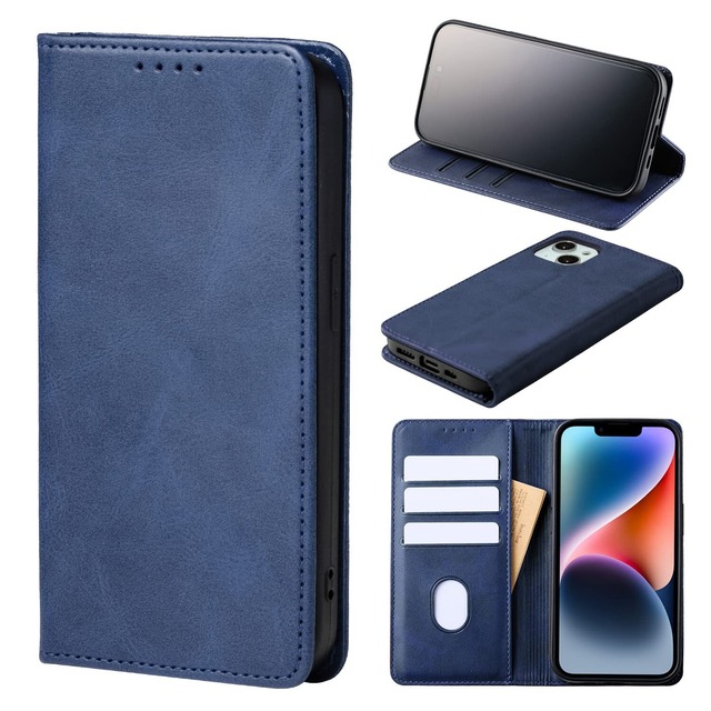 iPhone 15 plus ケース 手帳型 スマホケース かわいい 猫 肉球 足跡プリント ストラップホール付き レザー カバー アイフォン15 プラス wbao