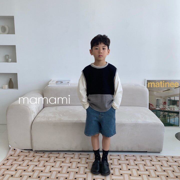 お取り寄せ] mamami day bean knit vest 韓国子供服 kiyotta