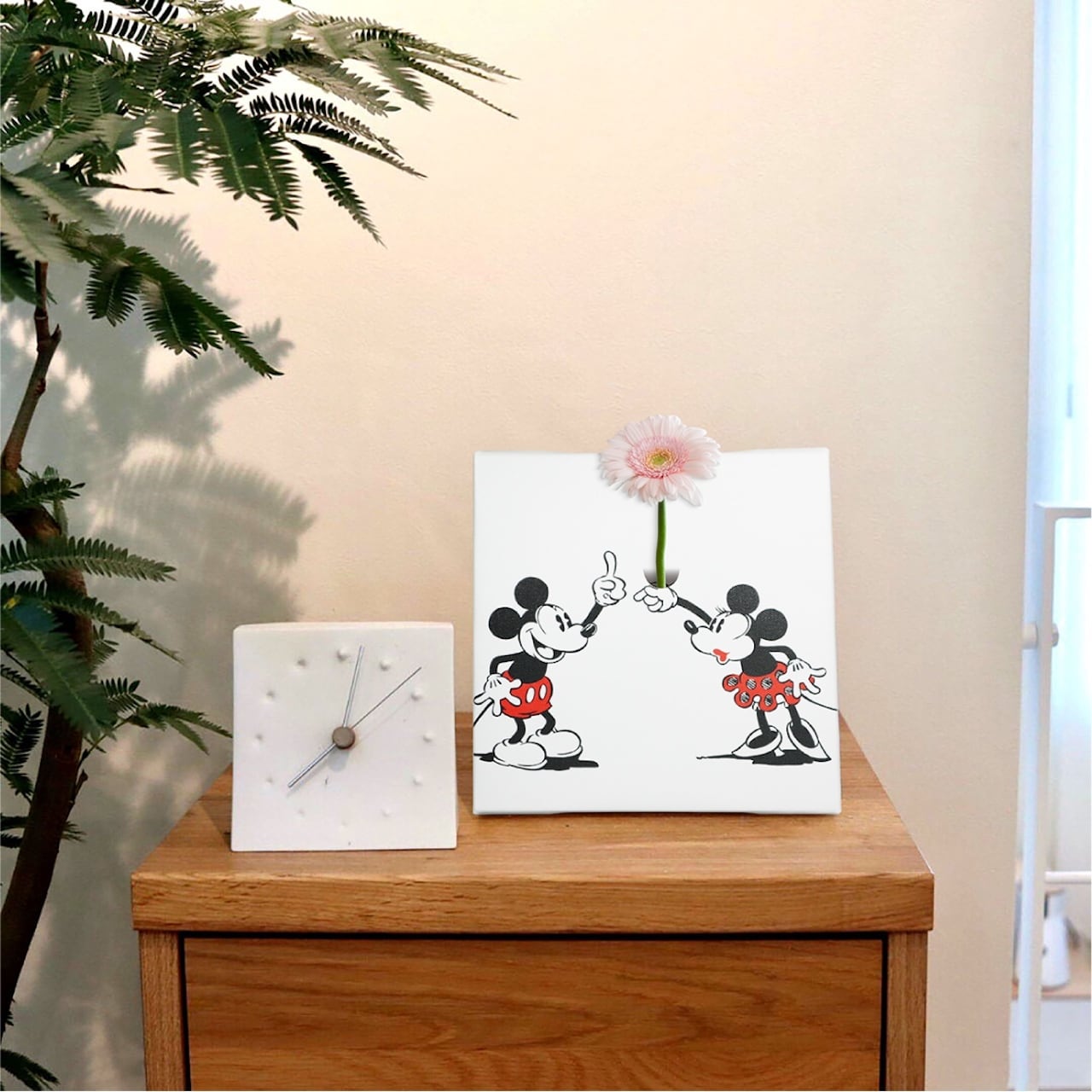 ディズニー アートパネル ミッキー ミニー 一輪挿し IKE-DSNY-2410-14
