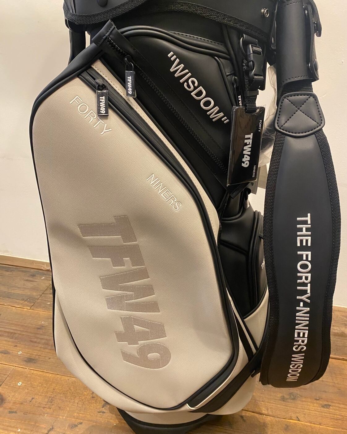 TFW49】LEATER CADDIE BAG | Sandy GOLF