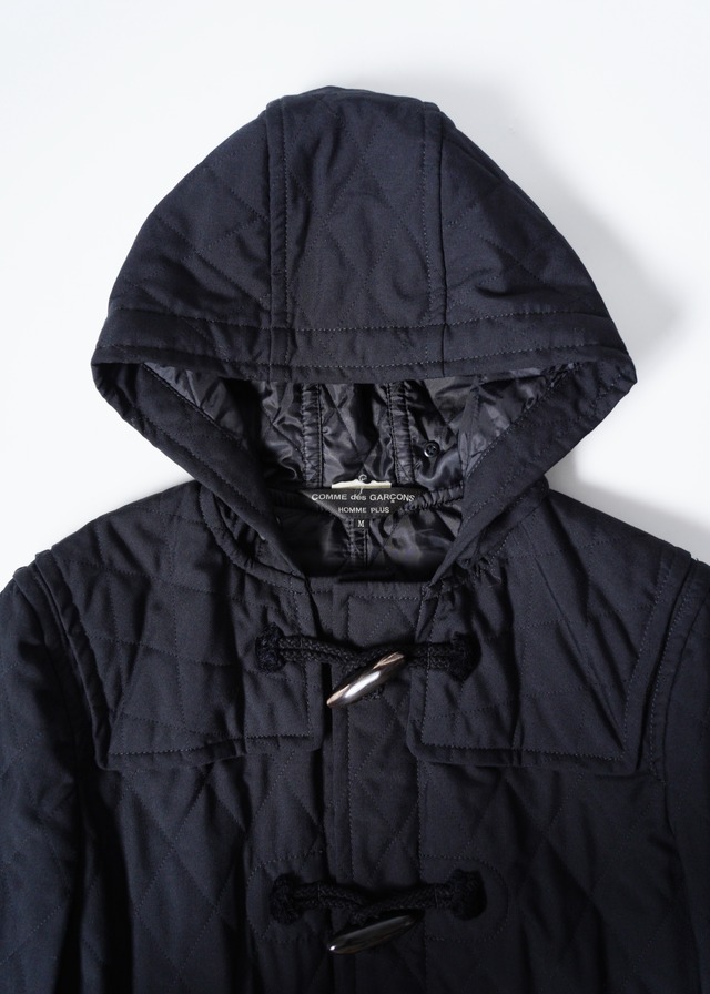 COMME des GARCONS HOMME PLUS 13AW quilting midium fooded jacket
