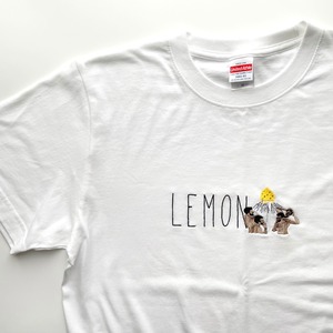 ◆U様オーダー品◆刺繍Tシャツ【lemon-2】T-196