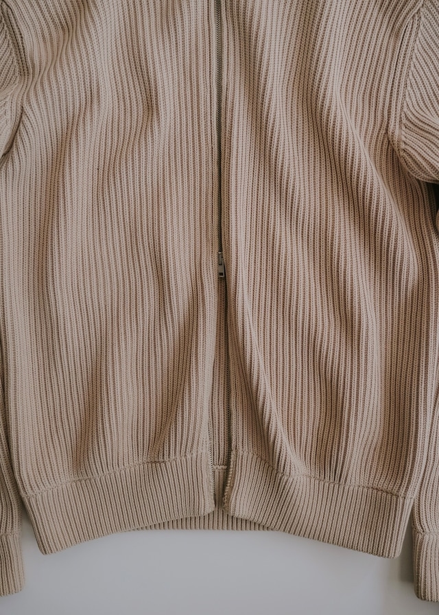 Martin Margiela 07SS double zip up drivers knit