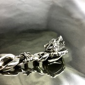 WOLF&GARGOYLES #1 CHAIN BRACELET / ウルフ&ガーゴイル #1 チェーンコンビブレスレット