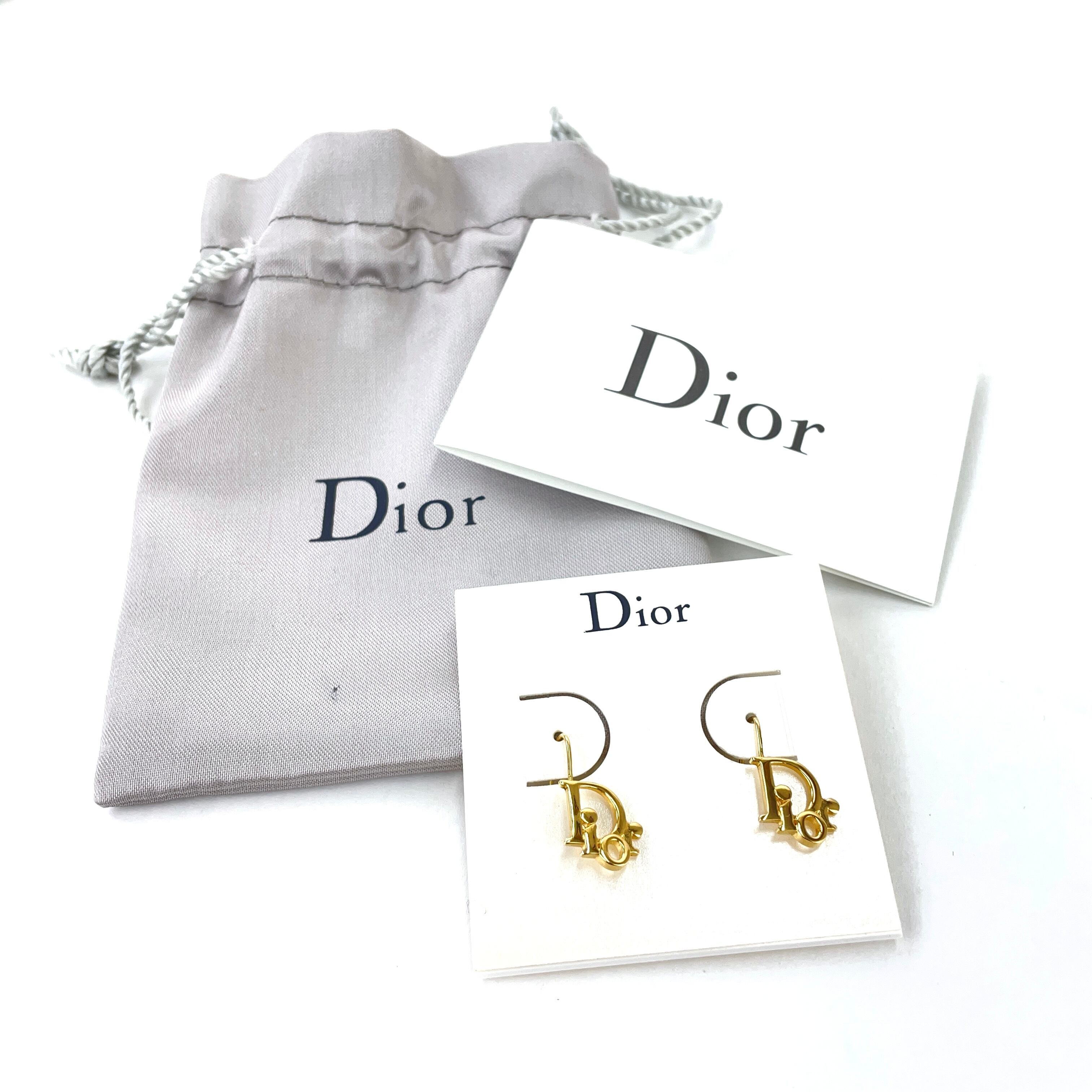 Christian Dior クリスチャン ディオール Dior ピアス ゴールド