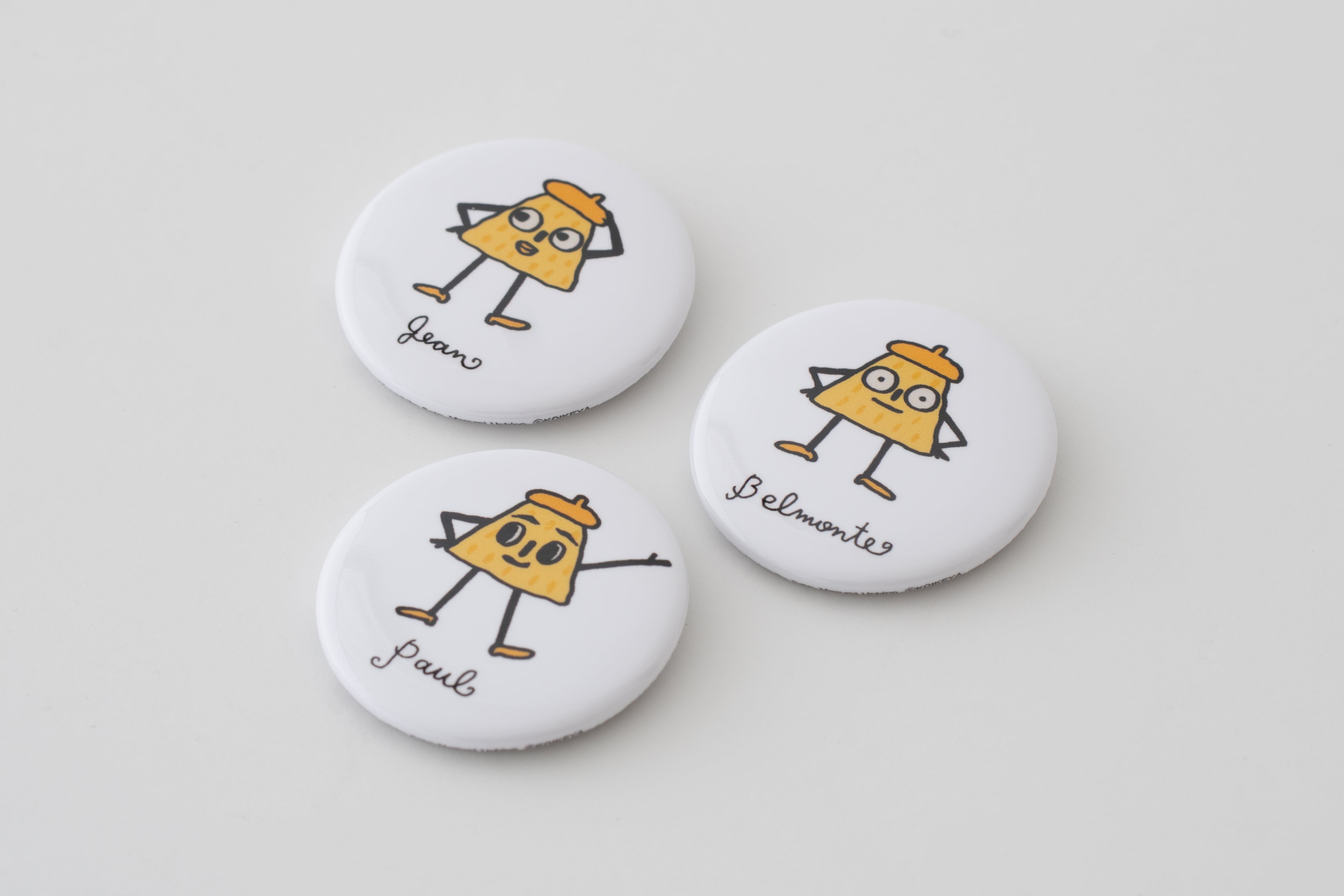 《佐藤雅彦展MYNATEオリジナル》スリーポリンキーズ　缶バッジ【ランダム】