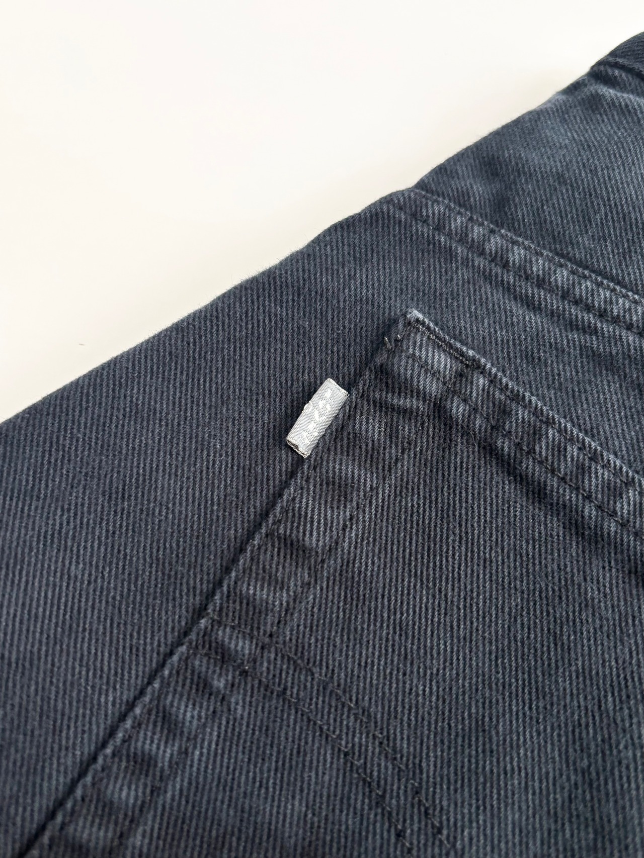 00s Levi’s SILVER TAB "BAGGY" BLACK DENIM PANTS Size W36L32→W36L31.5