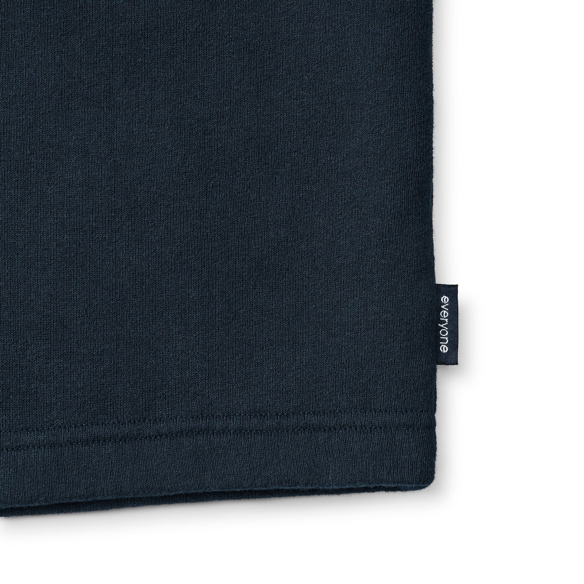 everyone collegiate logo classic sweat shorts (NAVY) | everyone