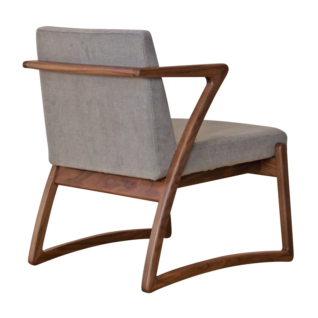 カンナ ローチェア SH380 ウォールナット Cランク［リアルスタイル