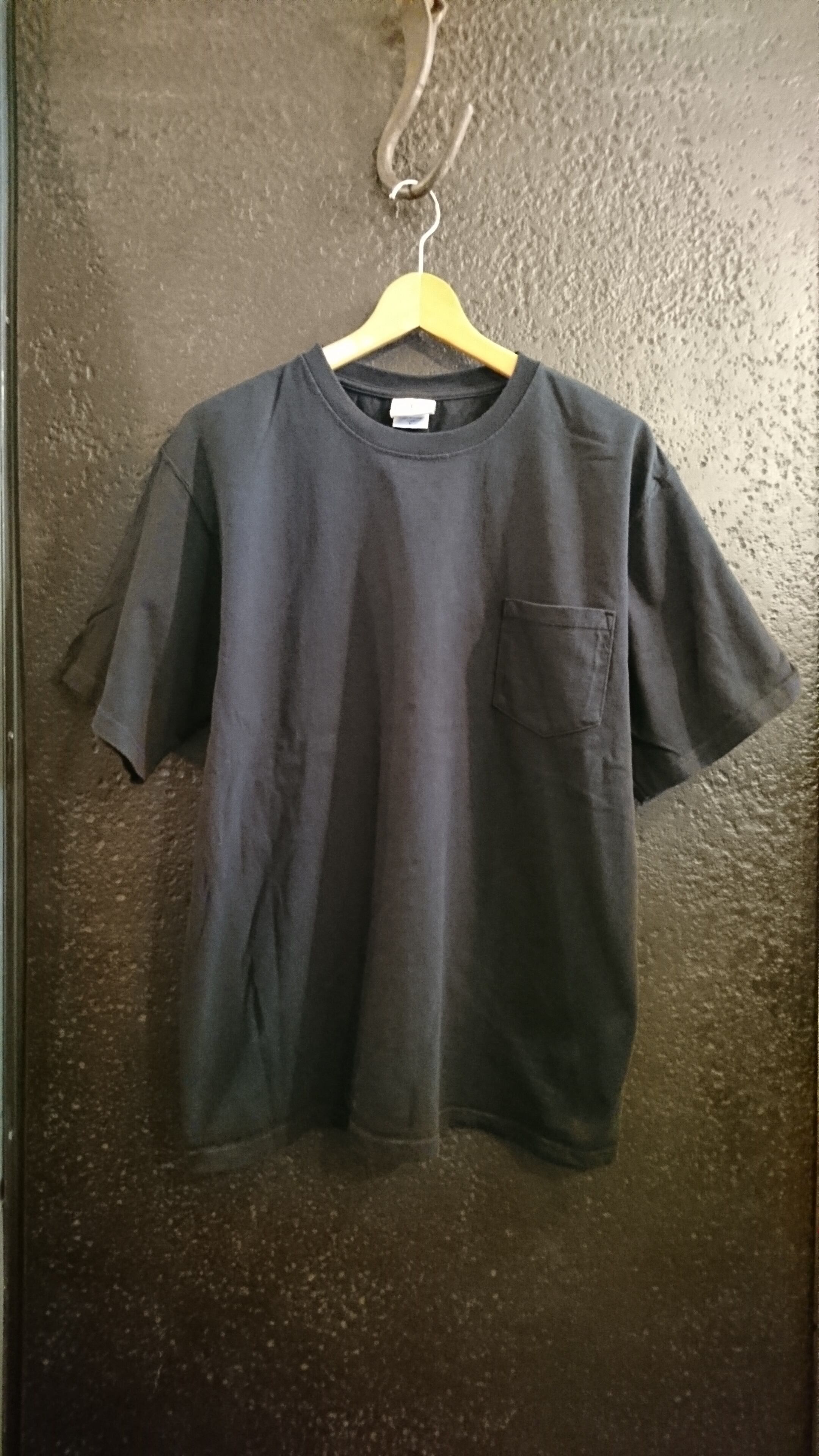 GOOD WEAR POCKET S/S TEE Black Color