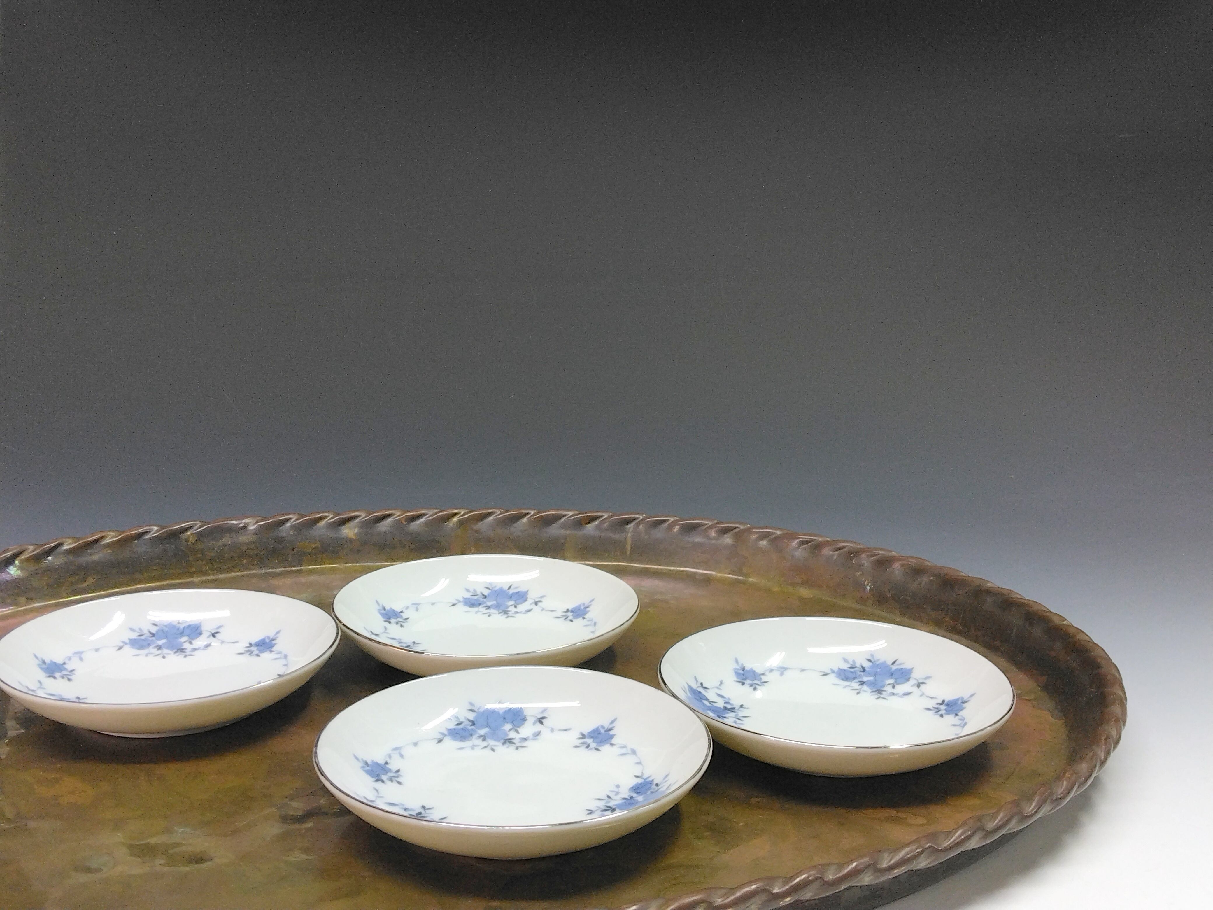 昭和レトロ Gold陶磁器｜GOLD CHINA ( 愛知県, 1970年代頃作製 ) 唐草