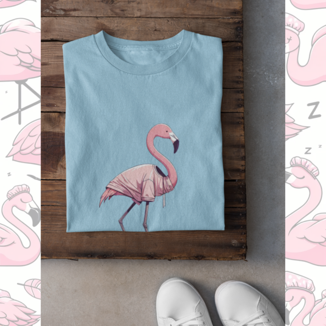 T-shirt -フラミンTシャツB 4114