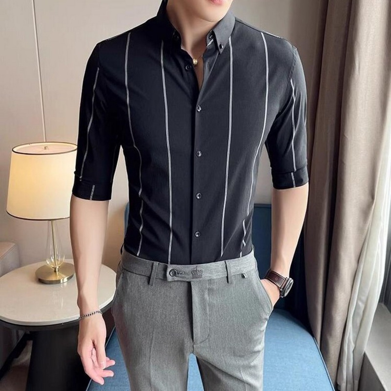 light business casual shirt tops 00122