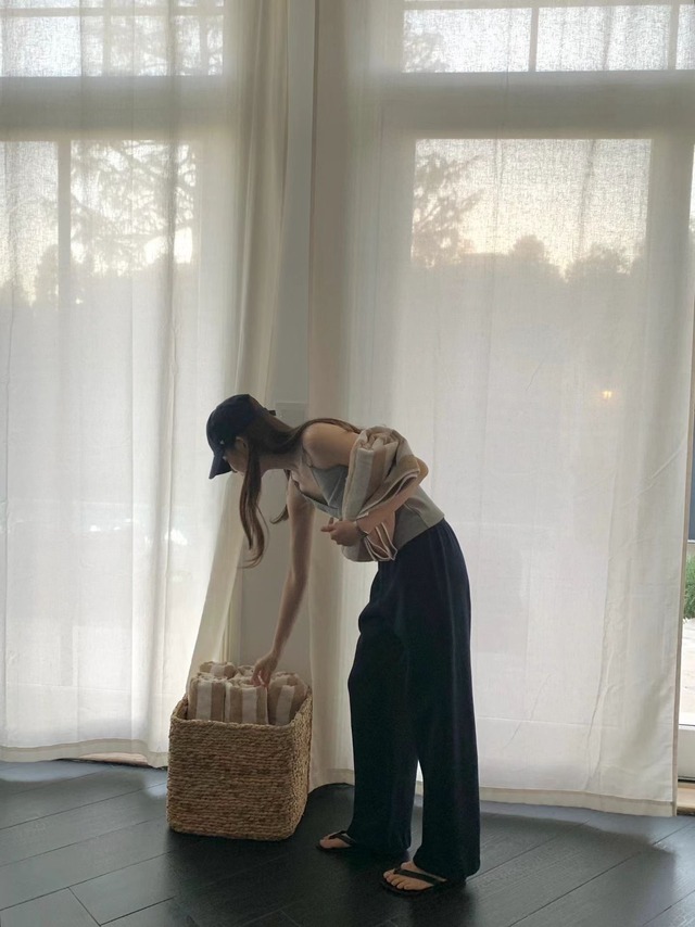 (OUNCE) cozy string jogger  pants /2color