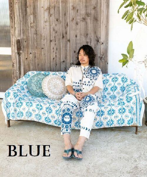 ハンドメイド　手刺繍　ソファカバー ハンドメイド 手刺繍 ソファカバー 【公式通販】