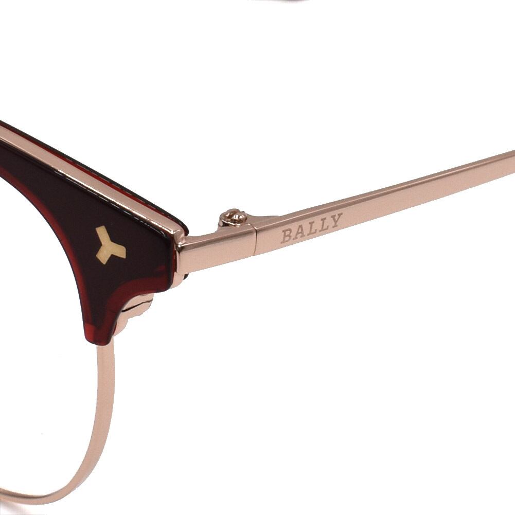 BALLY EYEWEAR GLASSES FRAME ASIAN FIT BY5049D 071 51 RED