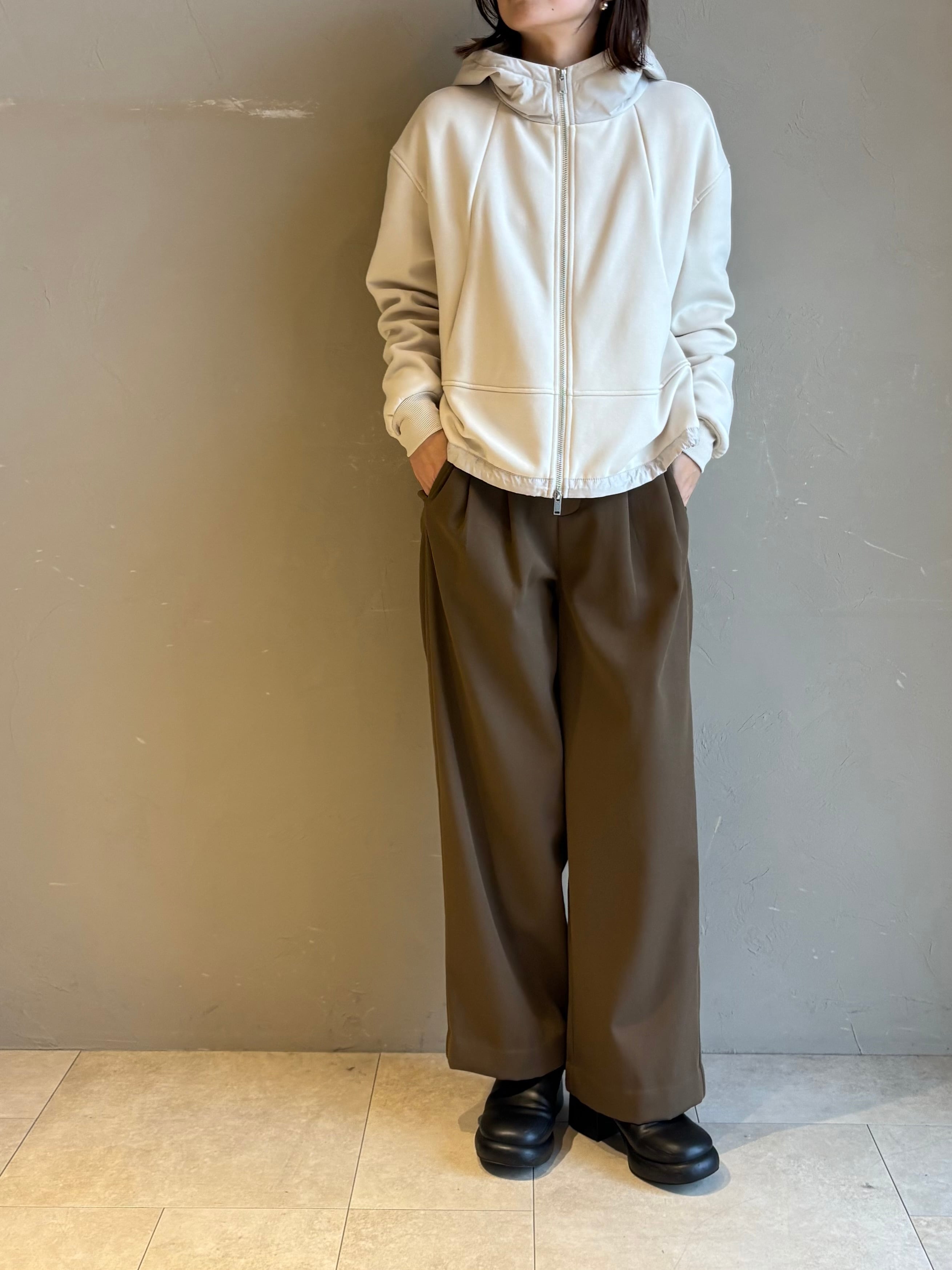 CYNICAL 】ツイル×裏起毛ボンディングタックパンツ | valance 福井