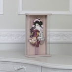 【羽衣 美月刺繍 9号】 ｜羽子板アクリルケース飾り thumbnail 2