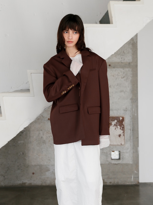 【Exclusive Line】JAPAN MADE oversize jacket（brick red）