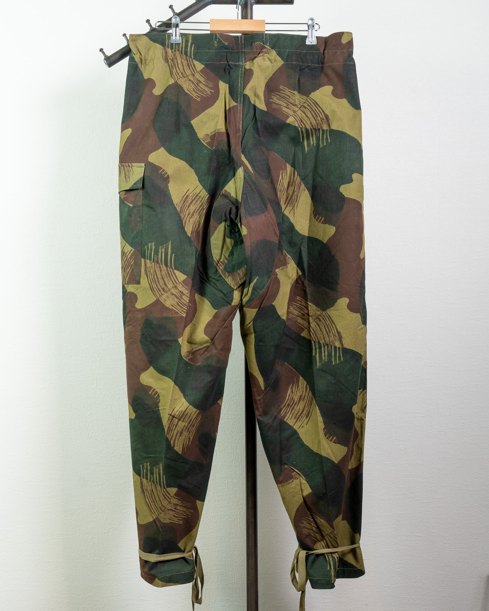 DEADSTOCK】50's Belgian Army Brushstroke Camouflage Trousers 実物