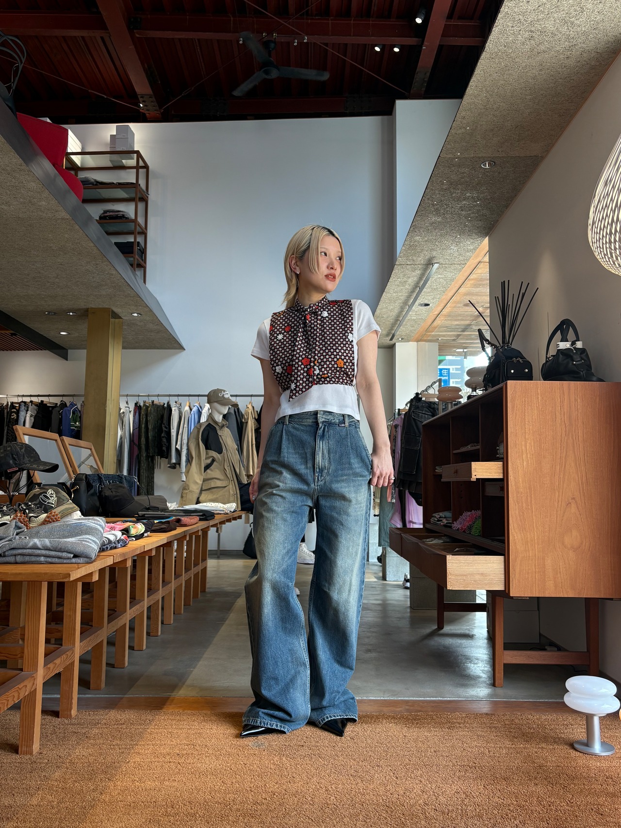 【26SS】MM6 エムエムシックス / ワイドレッグ ジーンズ - 5