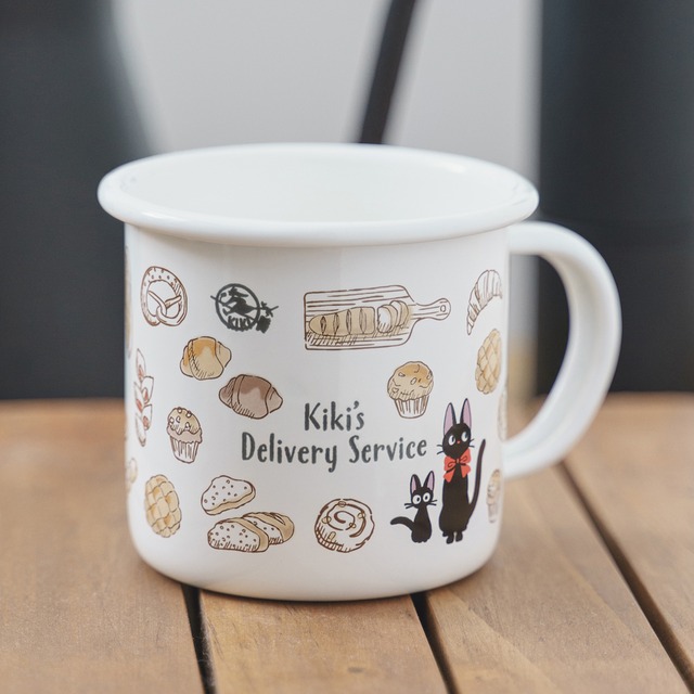 魔女の宅急便　ホーロー　マグカップ380ml（ジジ/0354）