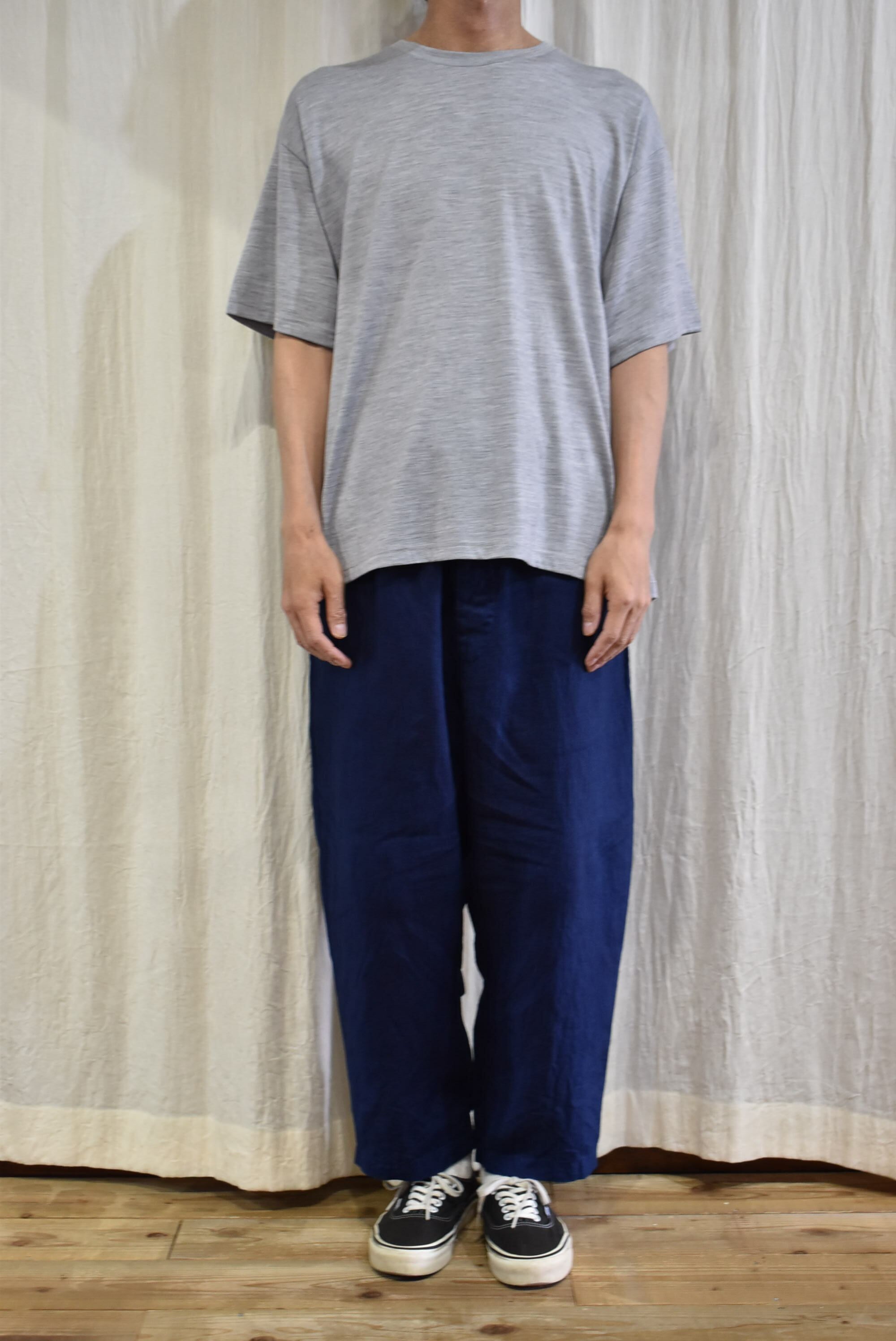 aulico LINEN PANTS NAVY | rasikufuku