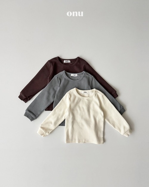 ONU［取寄］pichi rib tee 26winter