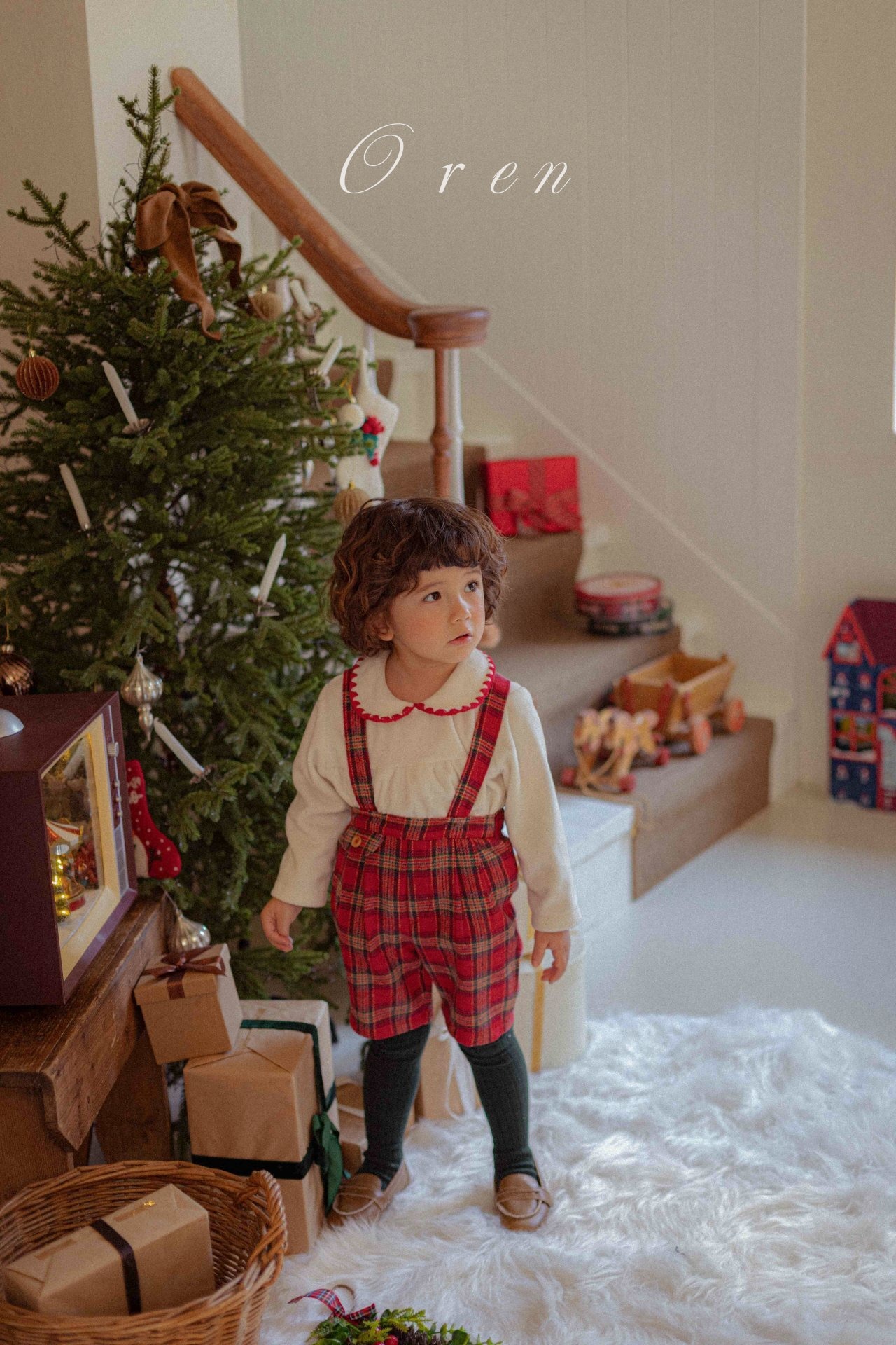 Oren X-mas［取寄］eve check overall