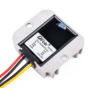 DROK 降圧コンバータ DC-DC 8-35vから3-24V 5A 可変降圧 電圧レギュレータ 防水同期 24V 12V 6V出力 可変VDCソリッド 耐久電源基板