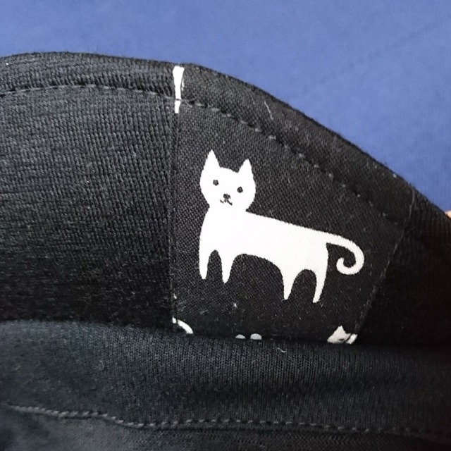 耳付きウールサイクルキャップ　ネイティブ柄