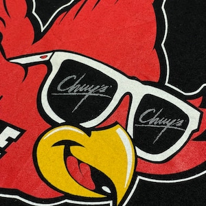 【GILDAN】カレッジ イラスト ロゴ Tシャツ 2XL ビッグサイズ ルイビル大学 University of Louisville メキシコ製 半袖 夏物 us古着